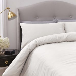 Silentnight Pure Cotton Duvet Cover Set - Cream